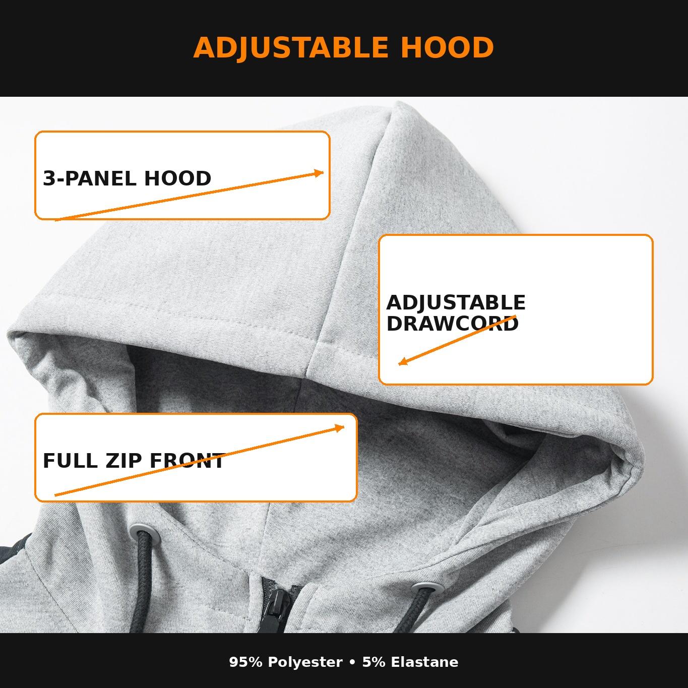 FITROX Men’s Tech Fleece Tracksuit Set – Pullover Hoodie & Joggers – Slim Fit – S-XL Light Grey Hoodie Black Hoodie Charcoal Grey Hoodie & Joggers Size UK 3-8