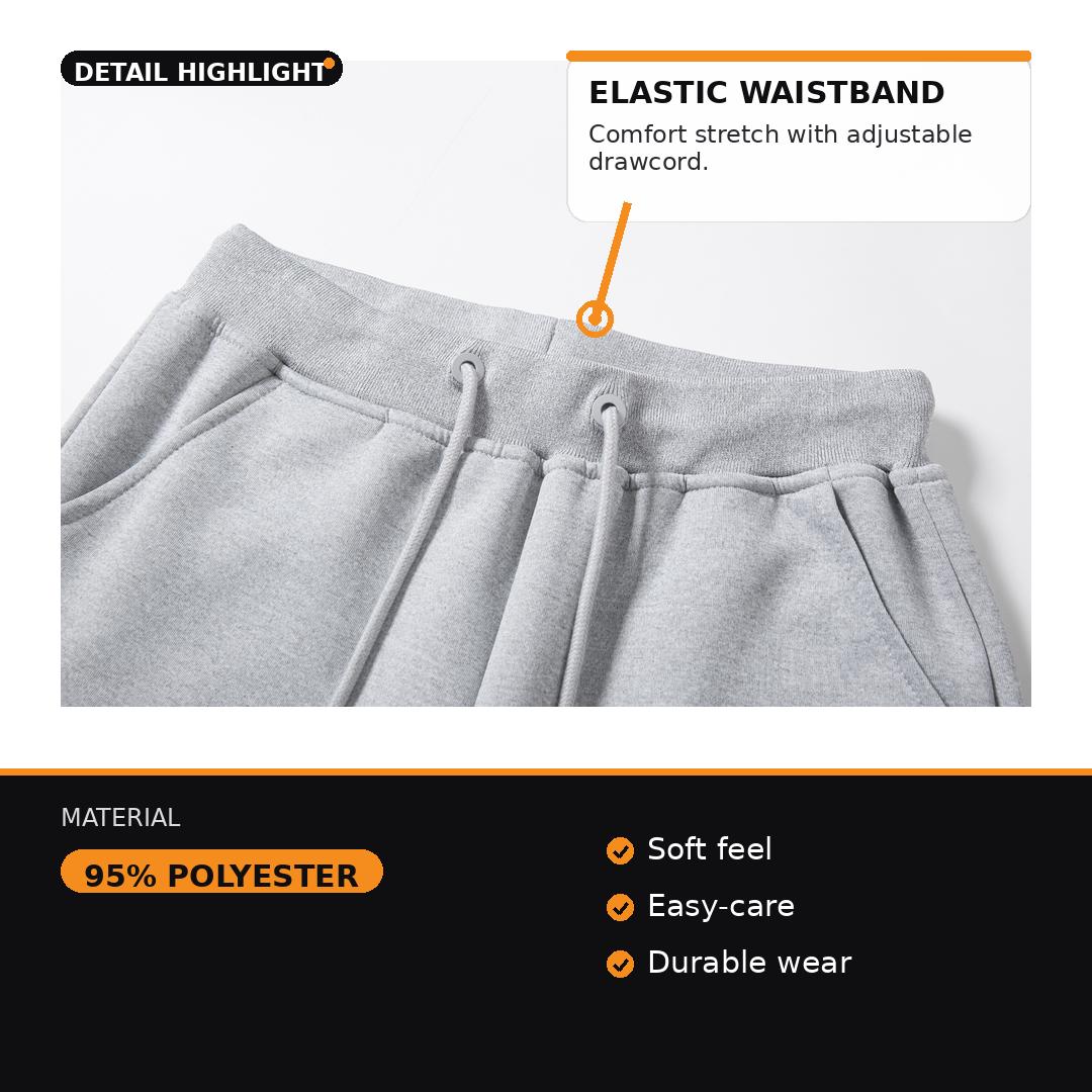 FITROX Kids Polyester Tracksuit Set – Cargo Pocket Sweatshirt & Joggers (7–14 Years) Boys Girls Unisex Polyester Tracksuit – 2 Piece Sweatshirt + Joggers