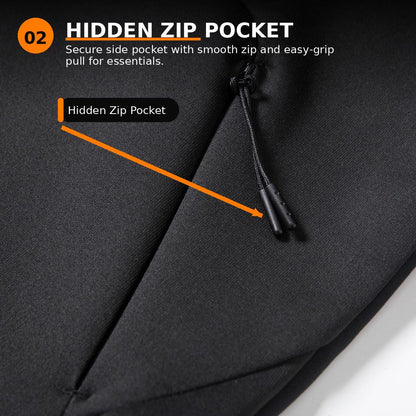 FITROX Kids Polyester Tracksuit 2 Piece Full Zip Hoodie & Jogging Bottoms Navy Black Grey Everyday Comfort Activewear Tracksuit Size UK