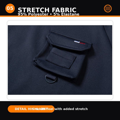 FITROX Kids Polyester Tracksuit Set – Cargo Pocket Sweatshirt & Joggers (7–14 Years) Boys Girls Unisex Polyester Tracksuit – 2 Piece Sweatshirt + Joggers